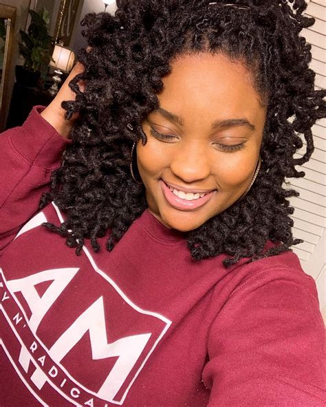 curly loc hairstyles|soft locs with curly ends.